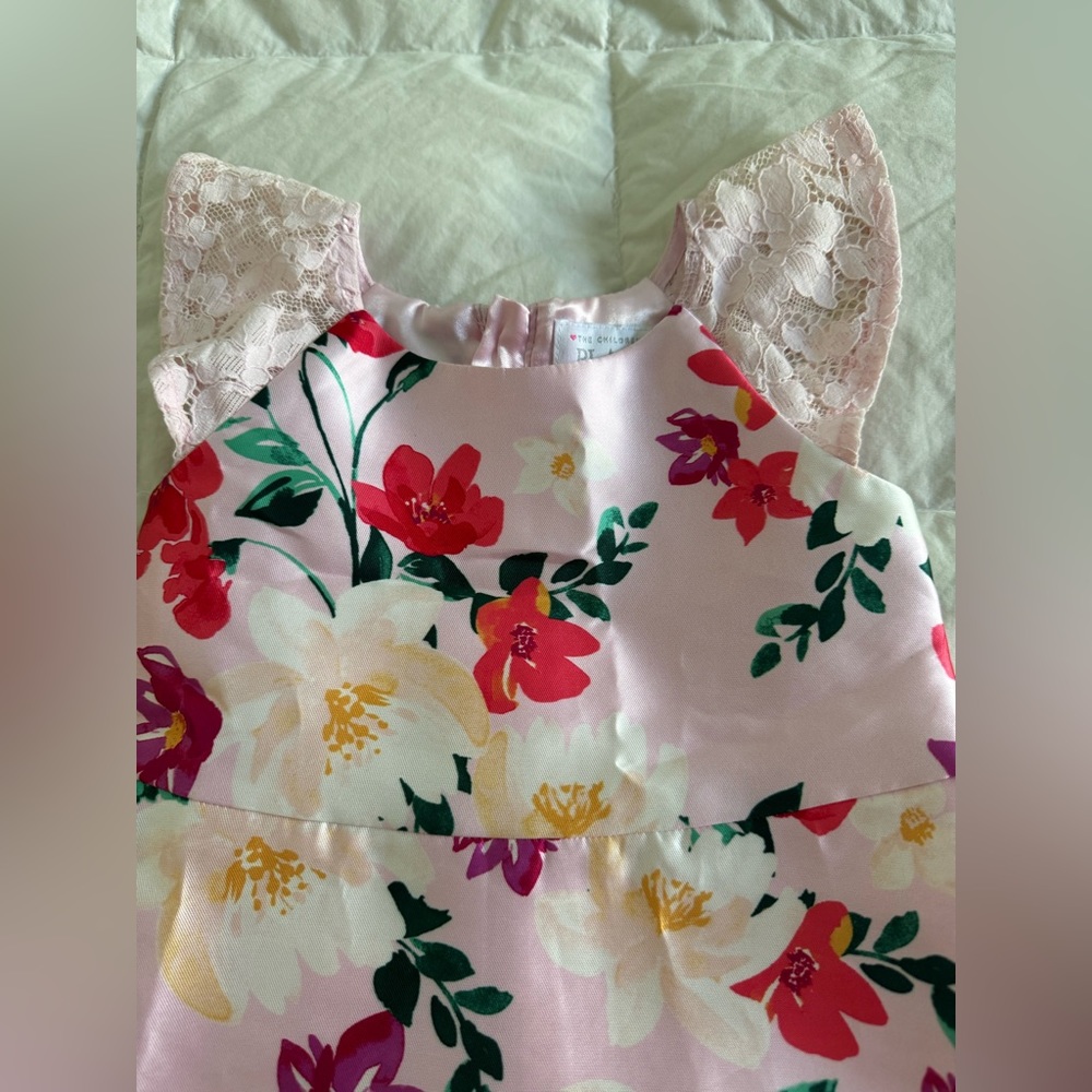 Floral‎ Lace Ruffle Dress - Picture 3 of 8